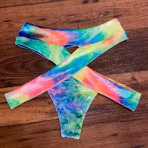 Little Black Diamond Tie Dye Velvet Kiki